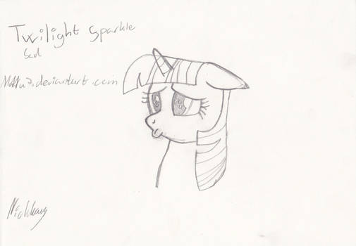 Twilight sparkle hoof drawen sketch