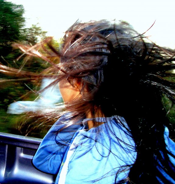 Wind in my hair...