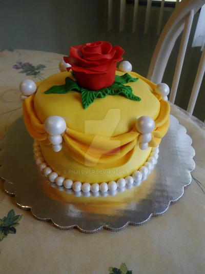 Beauty and the beast cake