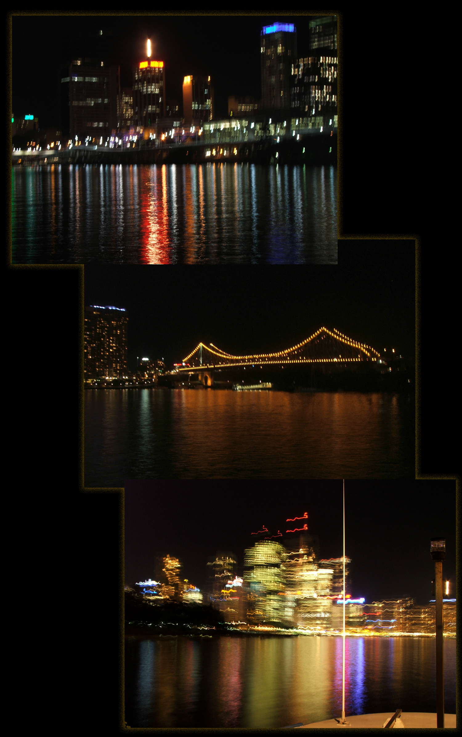 blurry brisbane lights