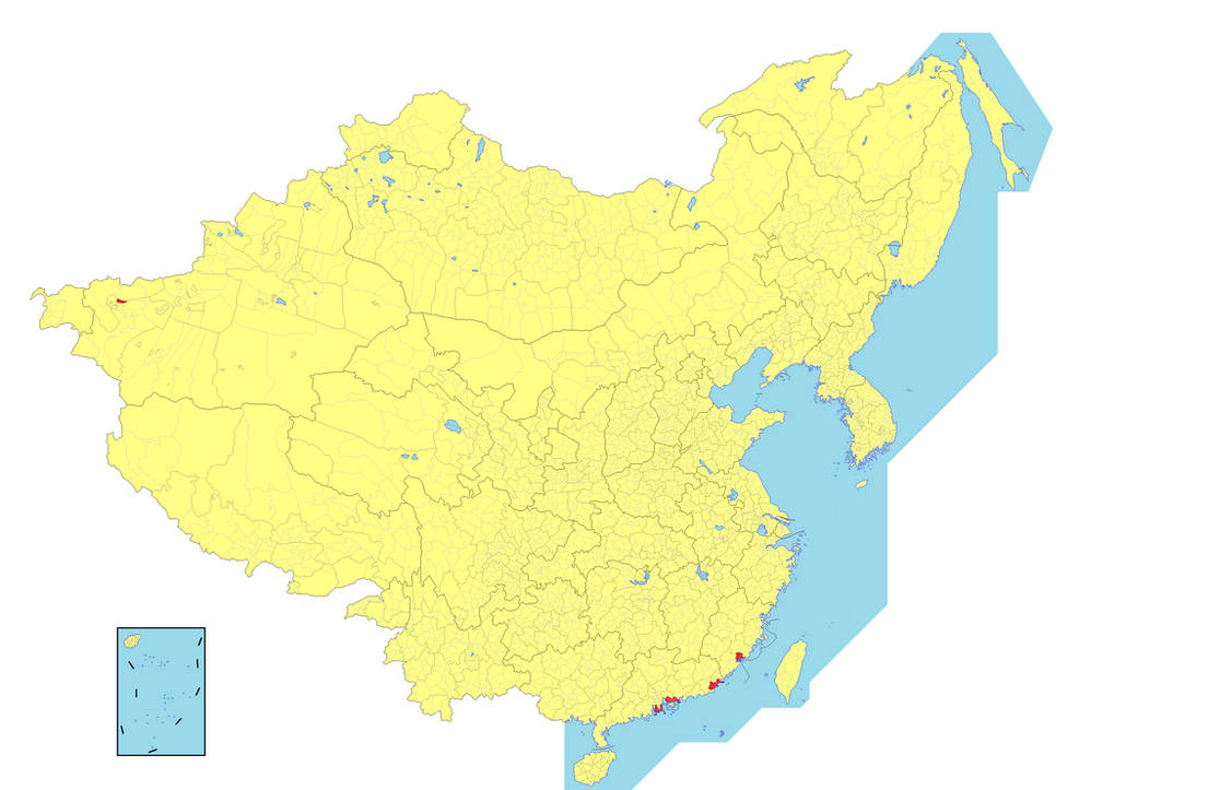 Deviantart China Map Map of the Municipalities of China and Neighbours by Vojvodd on DeviantArt