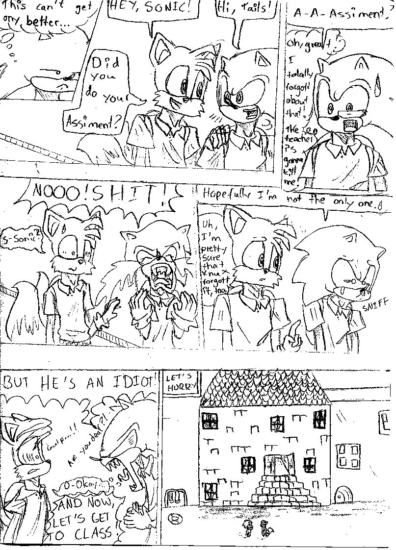 Sonic goes Hyper Sonic Comic Page 3 by drakessj257 on DeviantArt