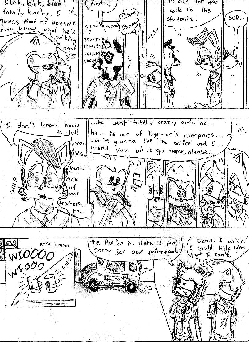 Sonic High School Comic page16