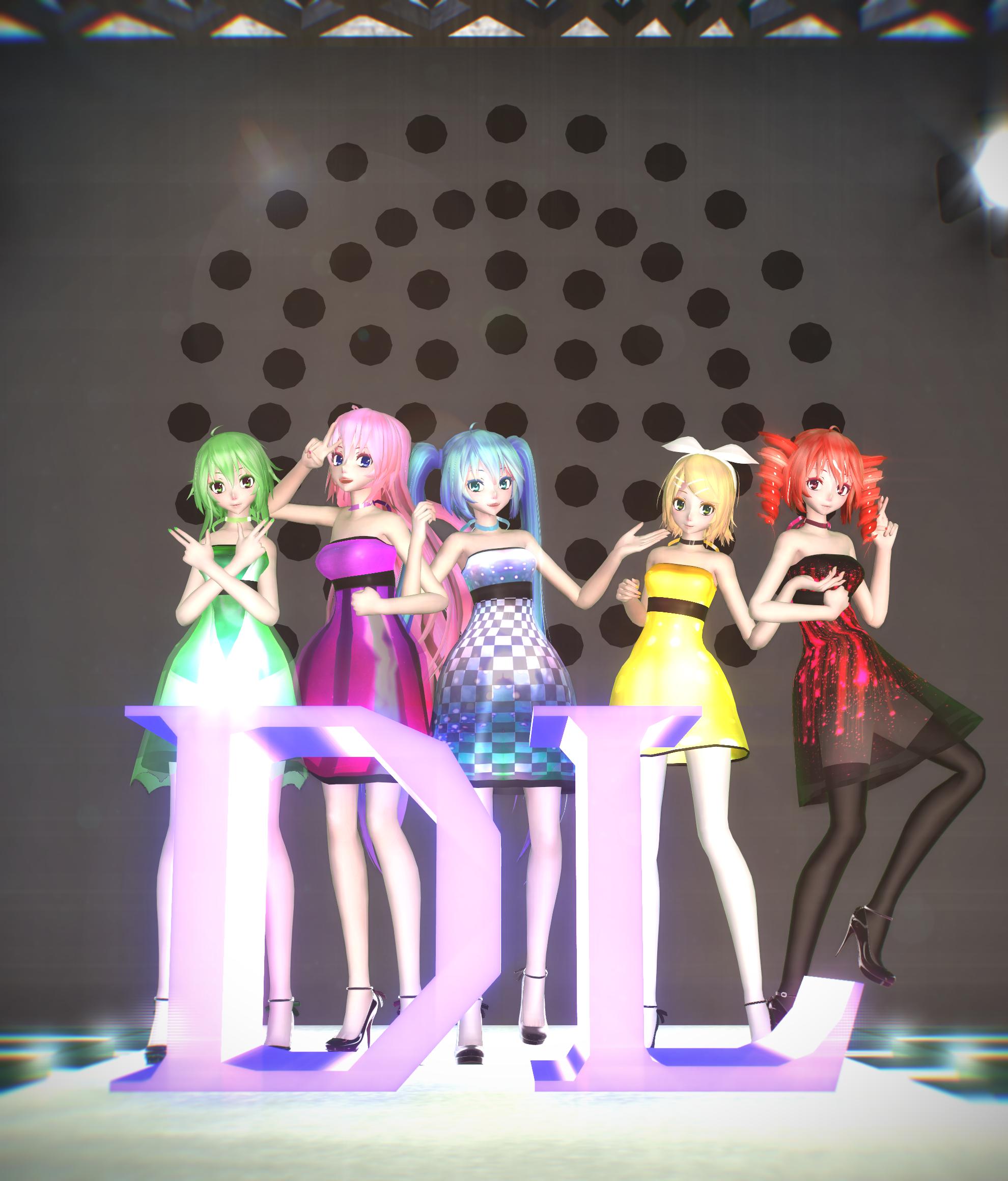 TDA models Pretty Dress by Kowaii-Kaorry on DeviantArt