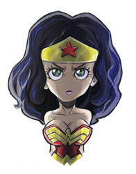 Wonder Woman, coloured