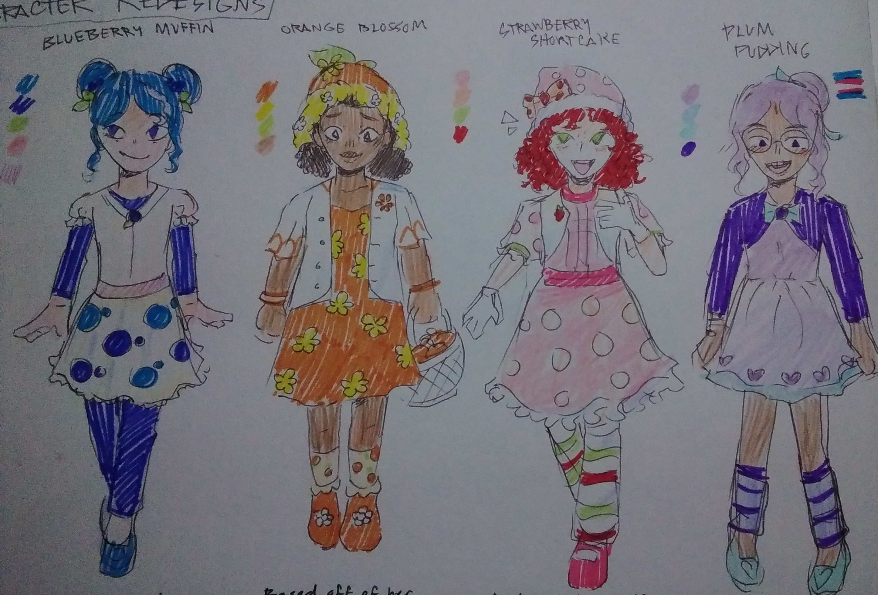 Strawberry Shortcake redesign (1/5) by A-Zelene on DeviantArt