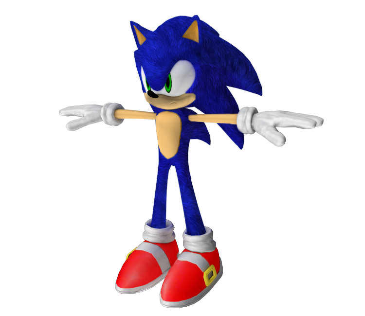 Sonic Deviantart Textures 06 Sonic Model with Fur Textures (+ Better Colors) by SEGAAlys on ...