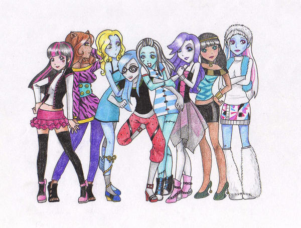 Monster High group by ZuoraM on DeviantArt