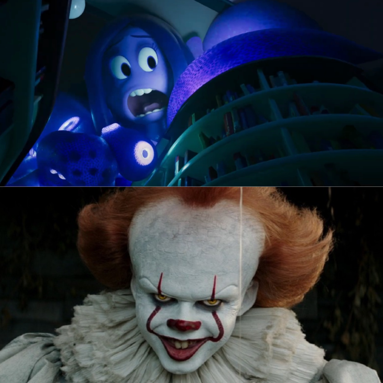 Kraken Ruby Gillman Scared At Pennywise by quillanlockard on DeviantArt