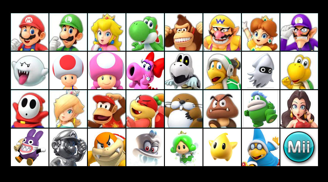 A Roster I Want For Future Mario Party Games by ArellArtChannel on ...