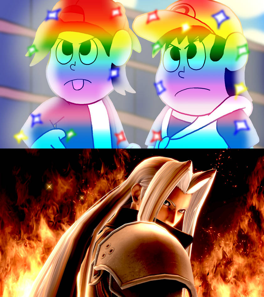 Invincible Stan and Rudy about to fight Sephiroth by ArellArtChannel on ...