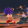 Goemon and Sonic