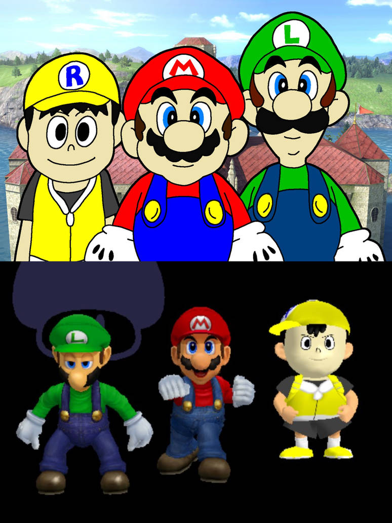 Stan and the Mario Bros. Comparison by ArellArtChannel on DeviantArt