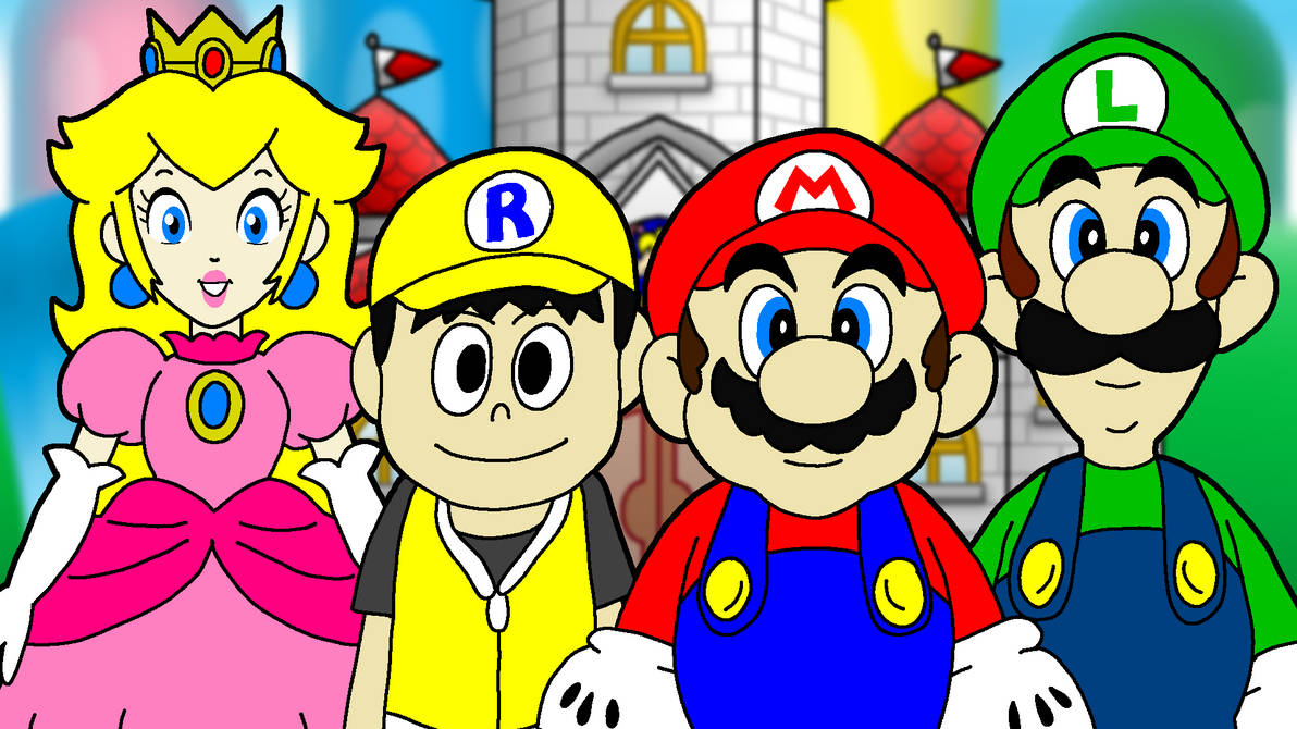 Stan and the Mario Crew by ArellArtChannel on DeviantArt