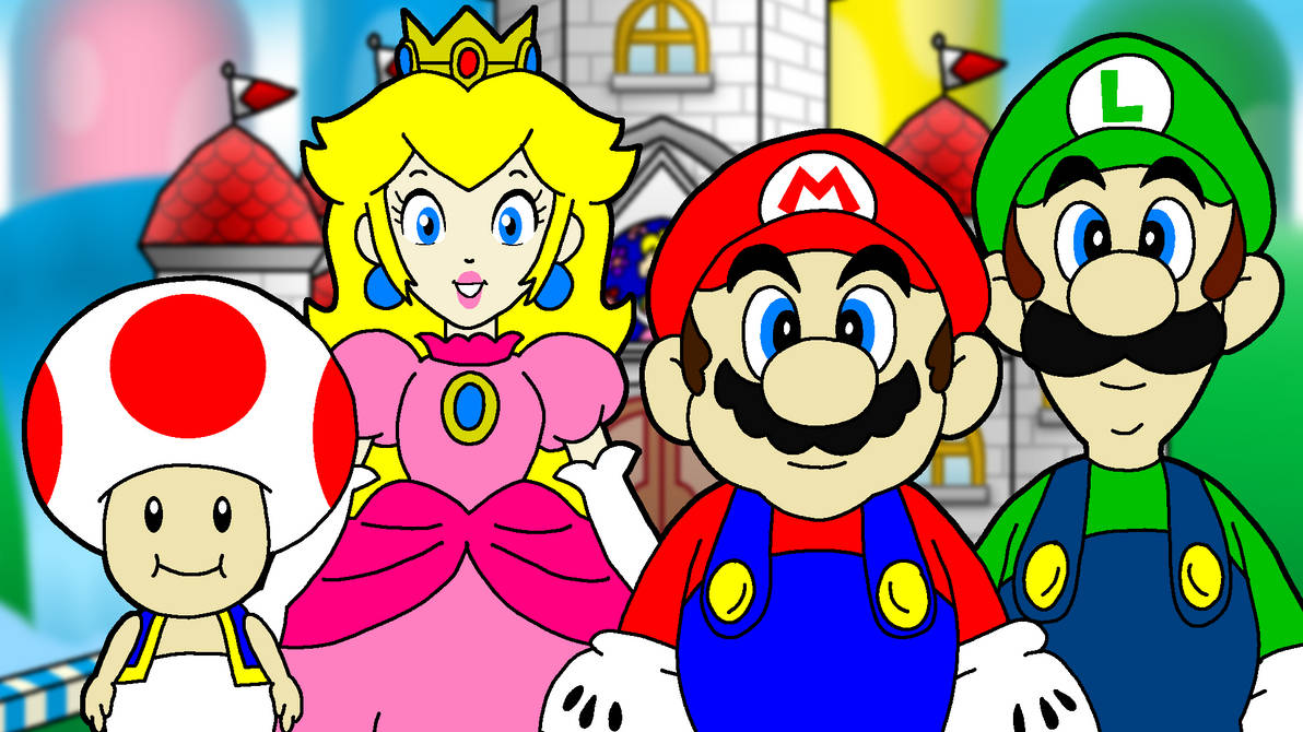 Mario And Crew by ArellArtChannel on DeviantArt