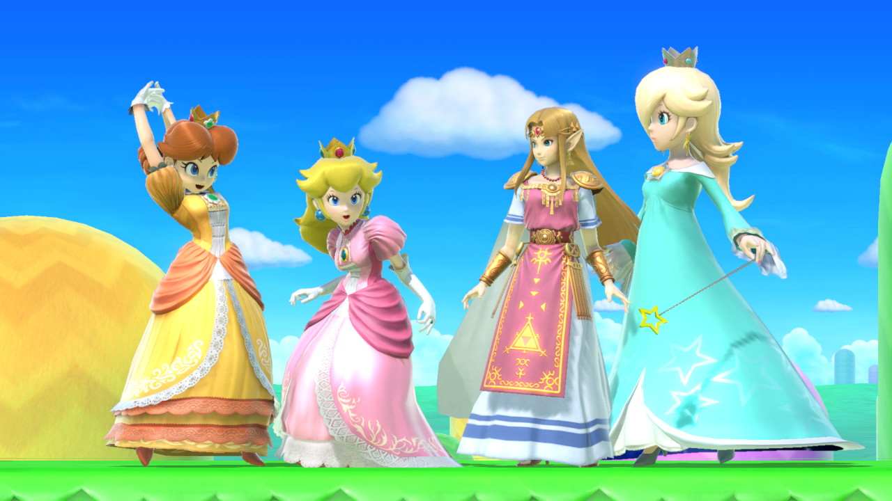 Nintendo Princesses by ArellArtChannel on DeviantArt