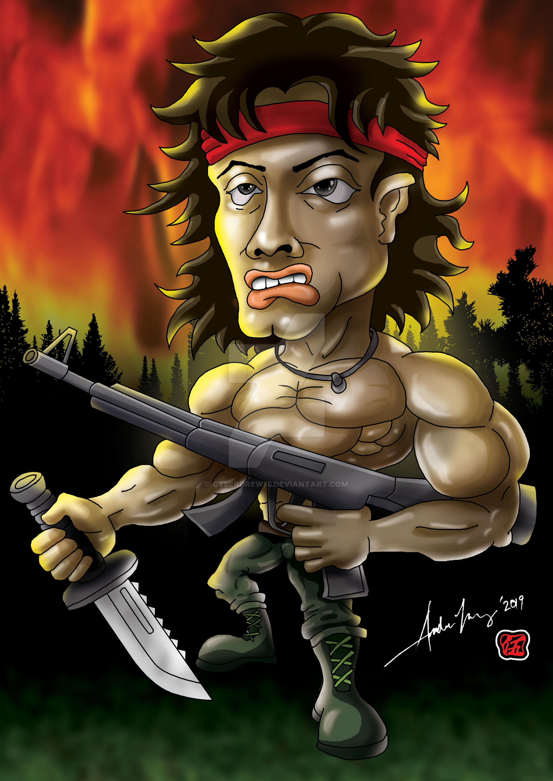 Rambo by CyberDREW75 on DeviantArt