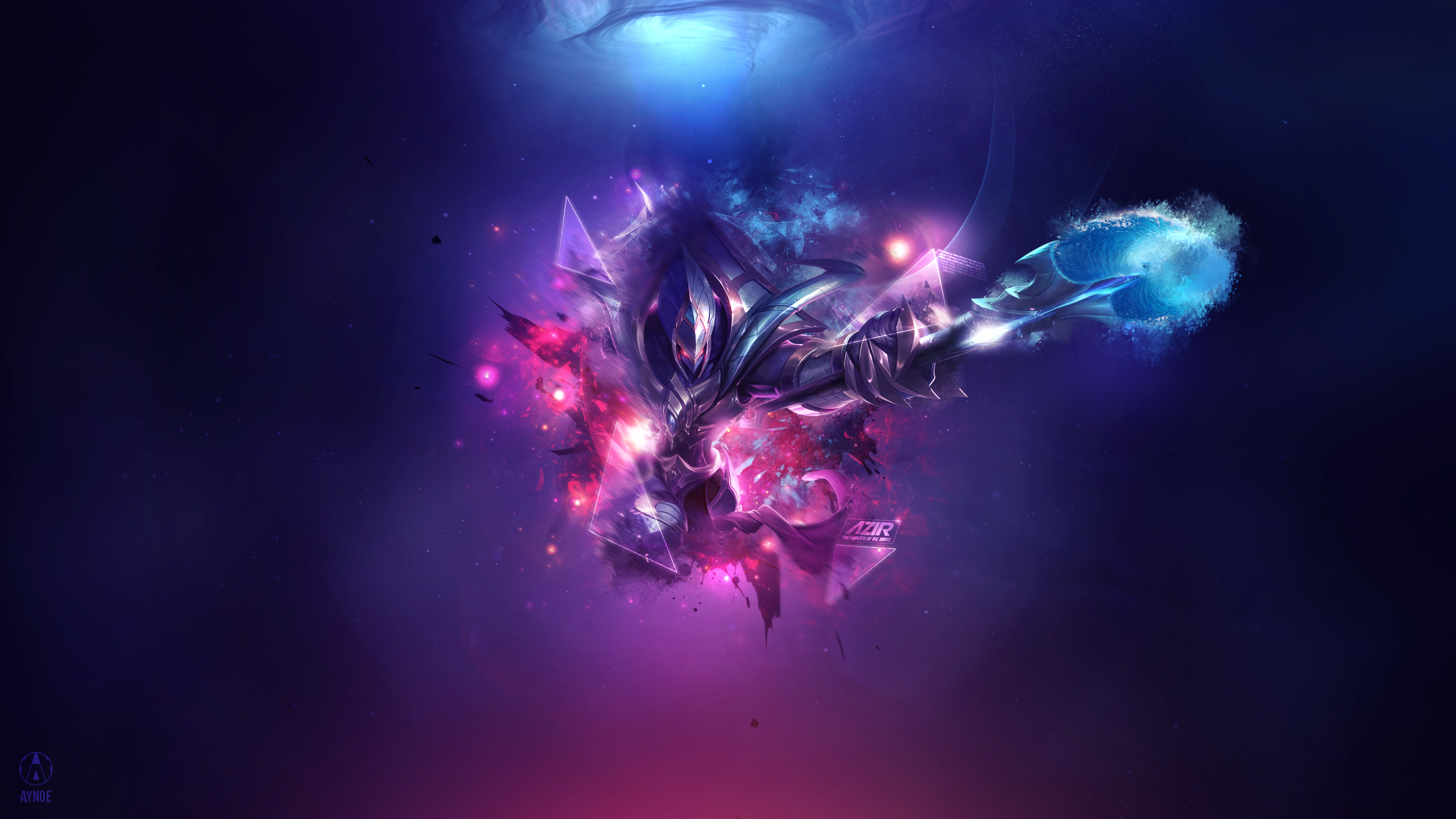 Galactic Azir League Of Legends Wallpaper By Aynoe On Deviantart