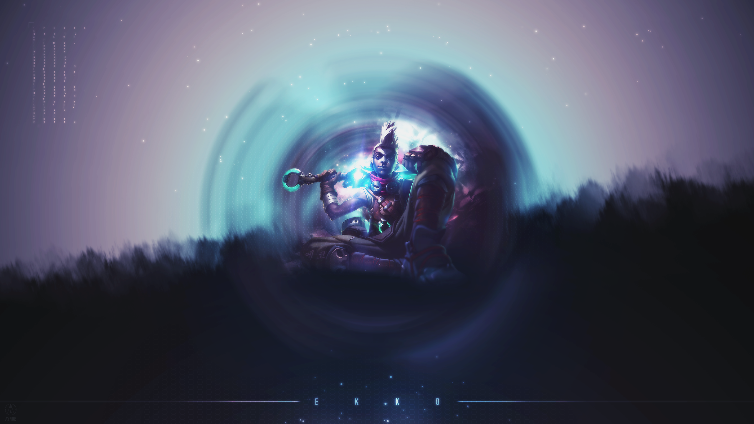 Ekko League Of Legends Wallpaper By Aynoe On Deviantart