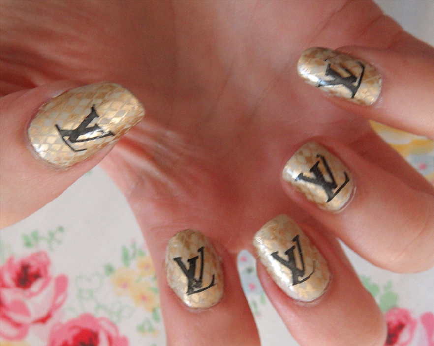Inspired Louis Vuitton nail art💖💖💖 - Magnetic Nails&Beauty