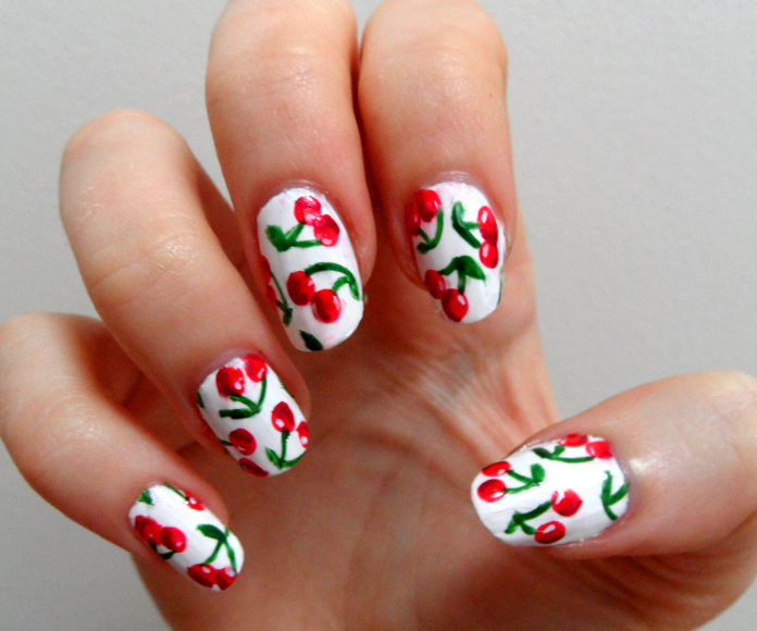 Cherry nails