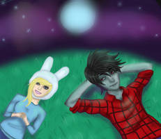 Marshall Lee and Fionna