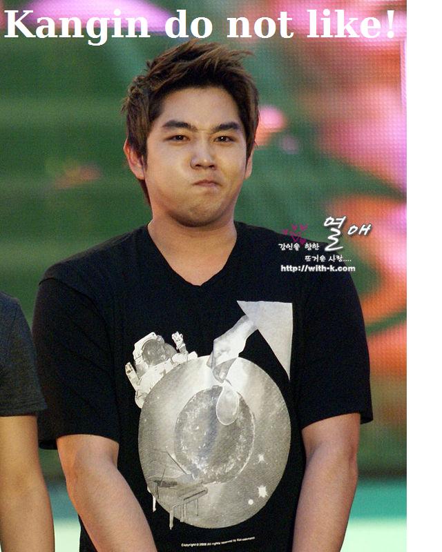 Kangin and his kooky faces