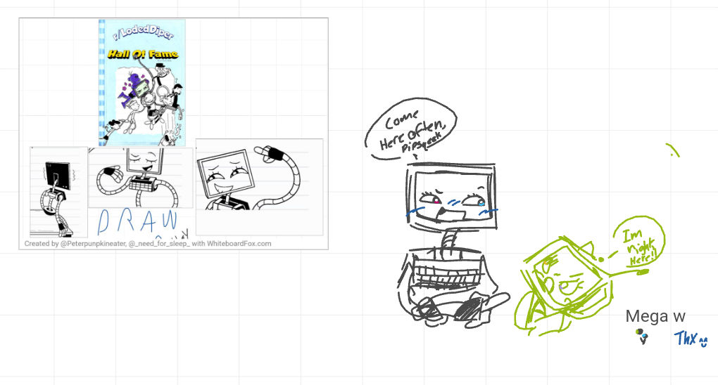 The computer girl meets vee by dlrea on DeviantArt