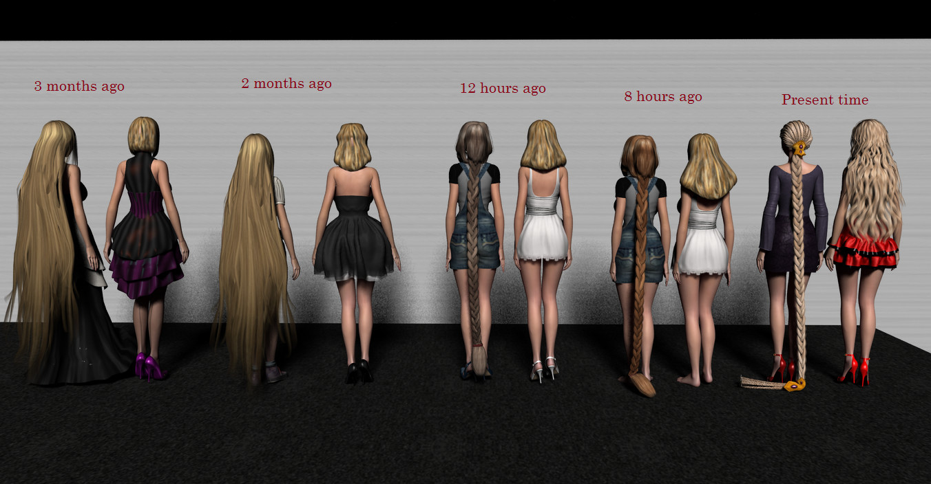 Twins Hair Growth By Gx 9901 On Deviantart