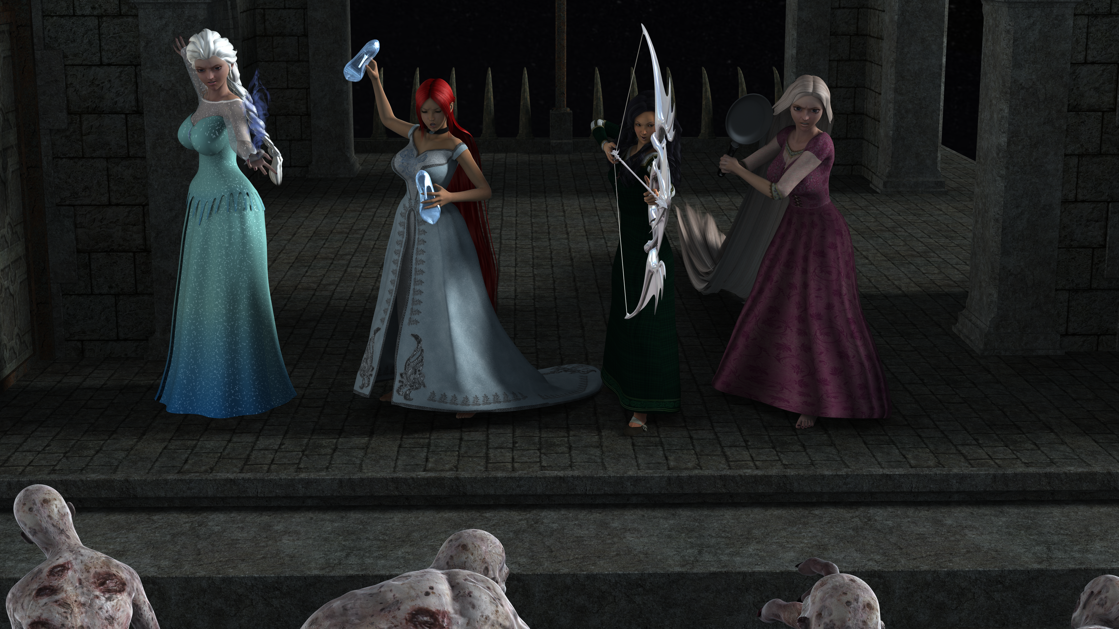 Princesses vs. Zombies