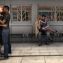 At The Bus Stop