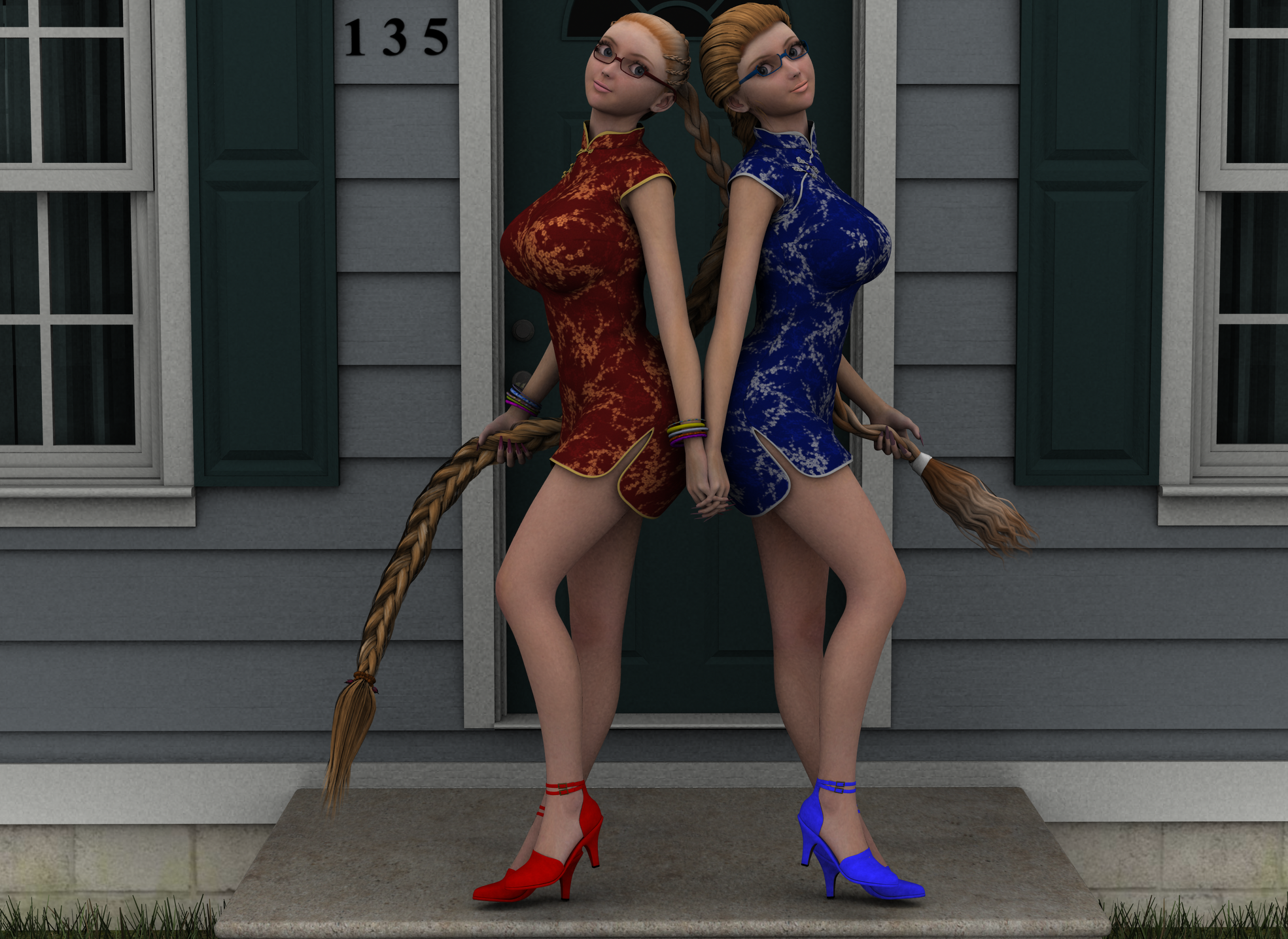 On the front Step