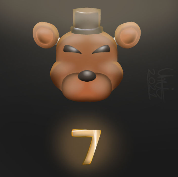 Fanf7 FNaF 7th Anniversary by LunaThePirateFoxYT on DeviantArt