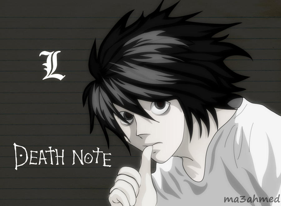 L - Ryuzaki - Death note by ma3ahmed on DeviantArt