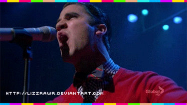 Cough Syrup Darren+Blaine Glee 3x14