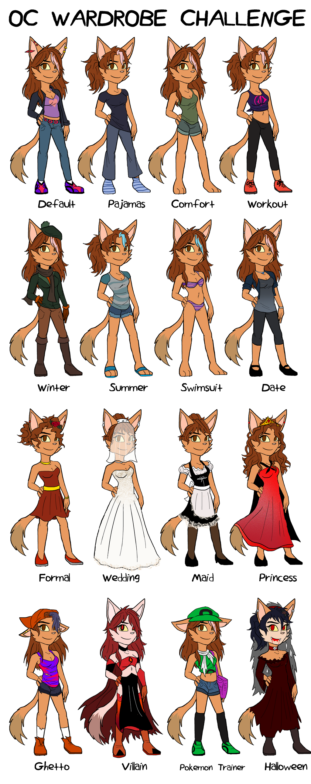 Ant Oc Robe OC Wardrobe Challenge - Roxy by Cyanicus on DeviantArt