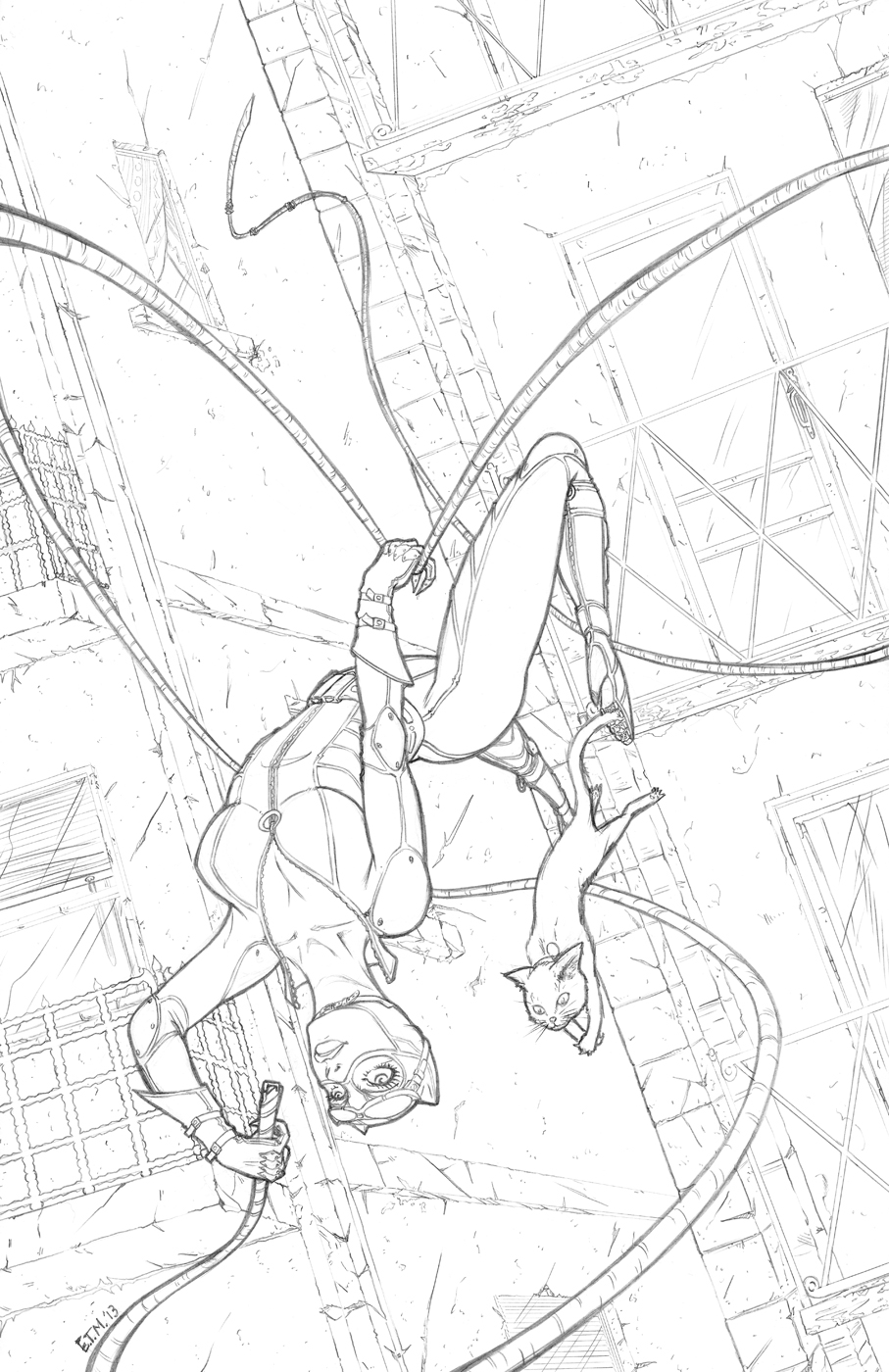 Catwoman-pencils