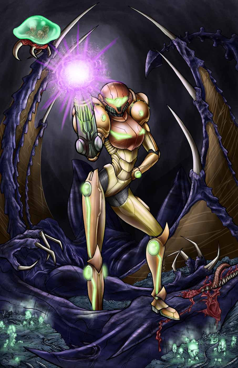 Metroid - Bounty on ZEBES