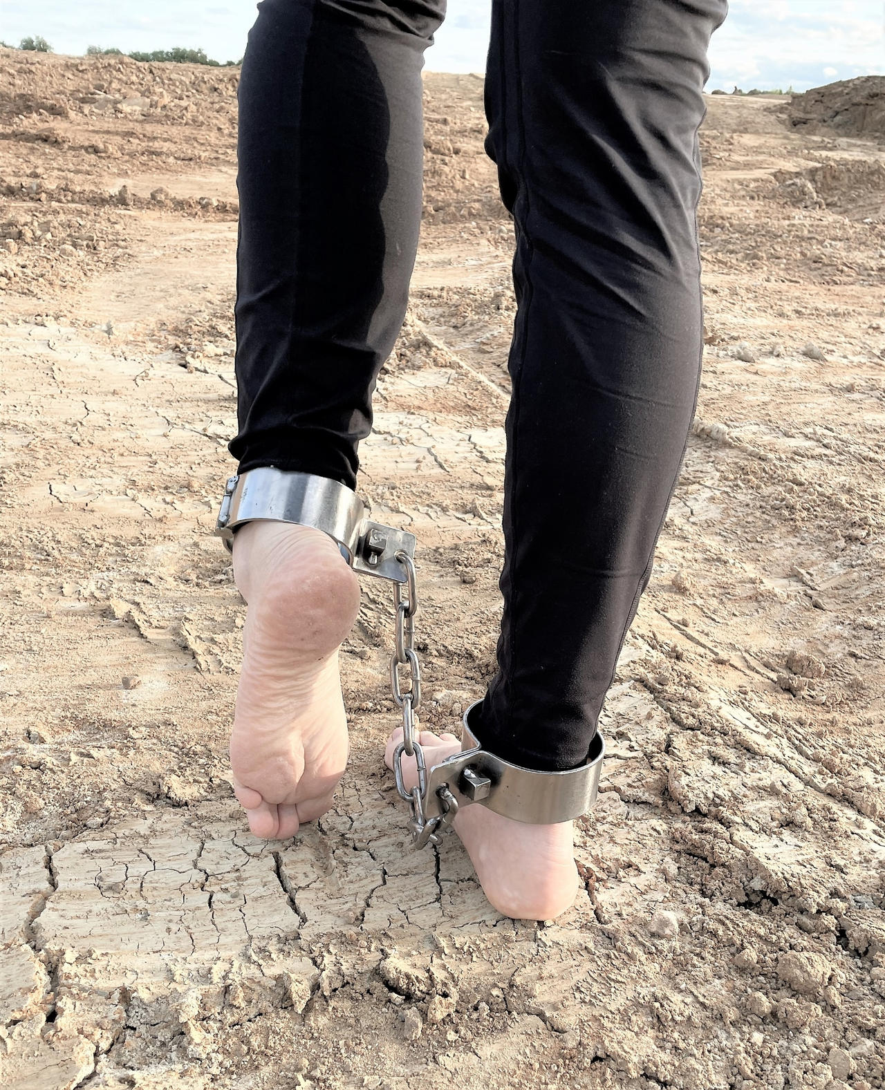Barefoot bondage by JessicaShackled on DeviantArt
