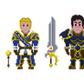 Anduin and Varian (Warcraft)