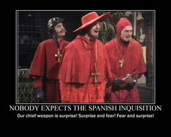 Spanish Inquisition Motivador