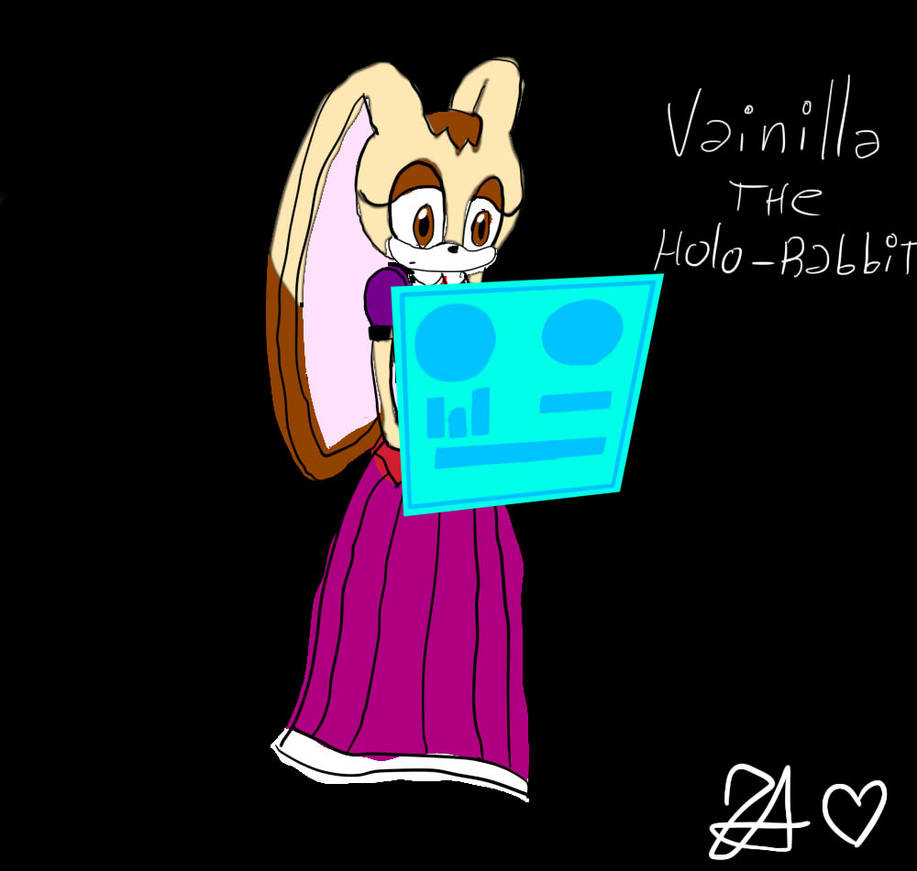Vainilla the holo-rabbit by Hiki-Okami on DeviantArt
