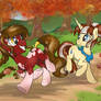 Commission - Running of the Leaves