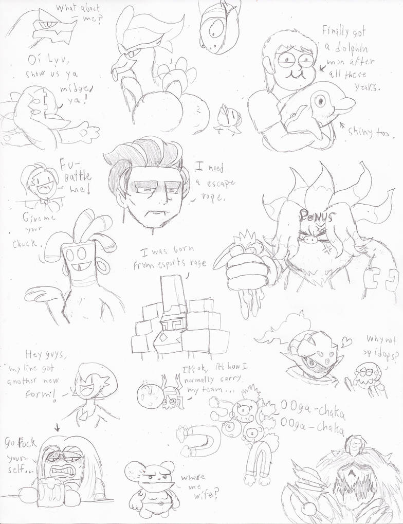 Pokemon SV doodle dump by Flajingman on DeviantArt