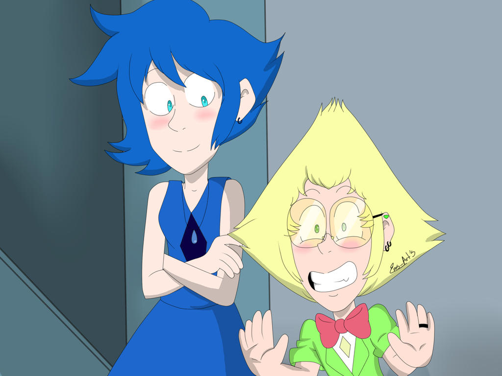 Lapis Lazuli and Peridot Human by Knigthpaint on DeviantArt