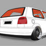 VW golf mk3 cartoon