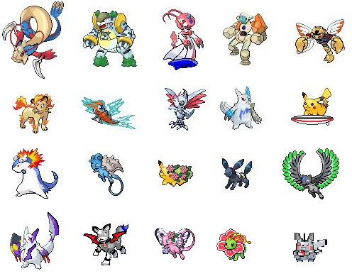 Pokemon fusions set two