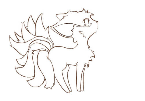 Kyuubi lineart