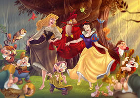 Briar Rose and Snow White