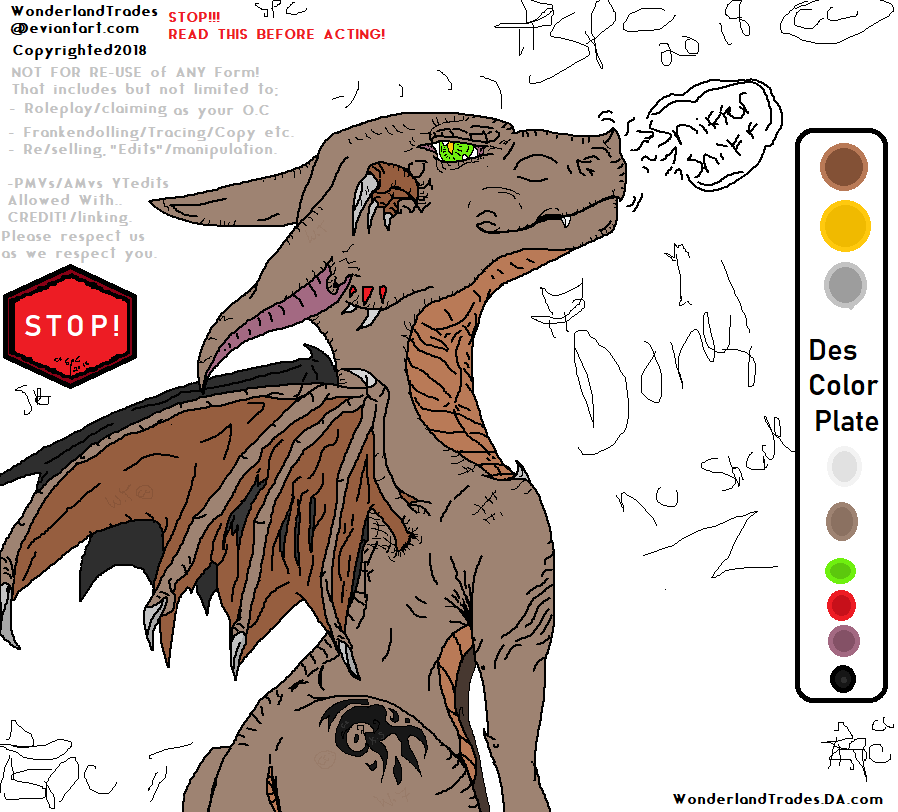 MS Paint : Another Random Doodler / Dragon Chara